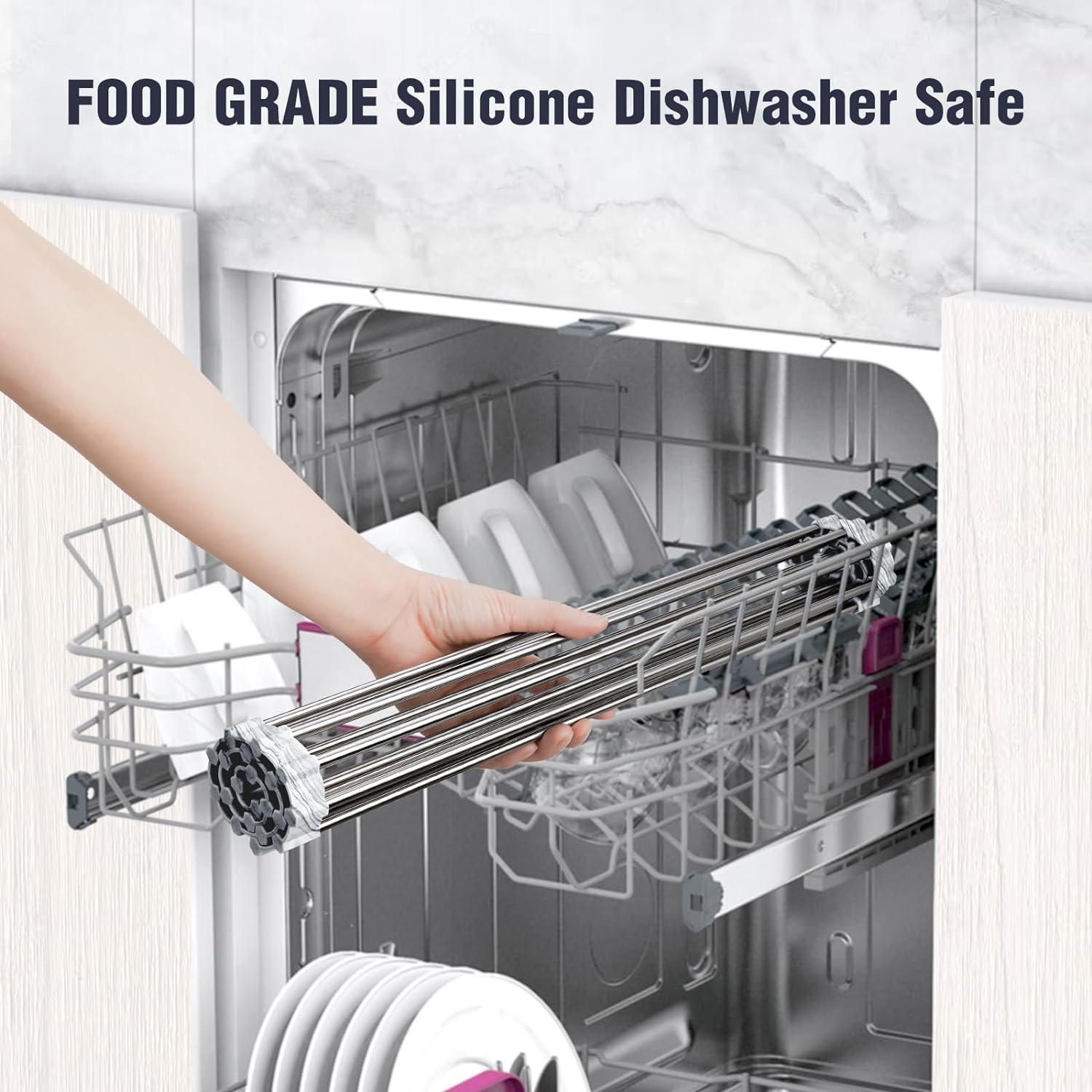 Roll-Up Dish Drying Rack, Silicone Edges, Foldable Kitchen Rack, Heat Resistant, Food Safe for Dishes, Cookware -Supports up to 70 lbs Roll-Up Dish Drying Rack, Silicone Edges, Foldable Kitchen Rack, Heat Resistant, Food Safe for Dishes, Cookware -Supports up to 70 lbs